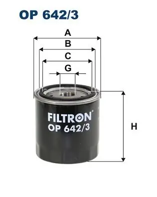 Ölfilter FILTRON OP 642/3