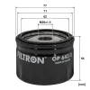 Ölfilter FILTRON OP 643/3 Bild Ölfilter FILTRON OP 643/3