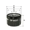 Ölfilter FILTRON OP 643/3 Bild Ölfilter FILTRON OP 643/3