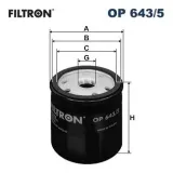 Ölfilter FILTRON OP 643/5