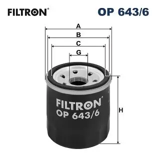 Ölfilter FILTRON OP 643/6