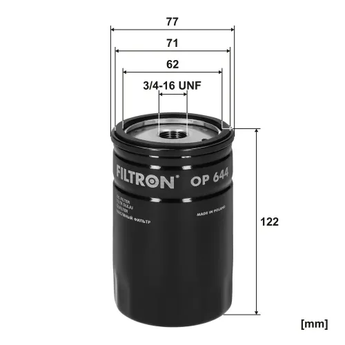 Ölfilter FILTRON OP 644 Bild Ölfilter FILTRON OP 644
