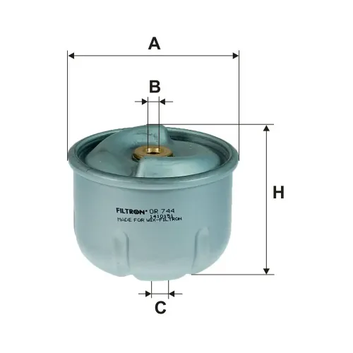 Ölfilter FILTRON OR 744 Bild Ölfilter FILTRON OR 744