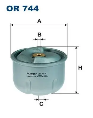 Ölfilter FILTRON OR 744