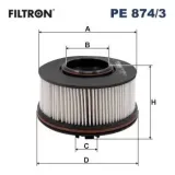 Kraftstofffilter FILTRON PE 874/3