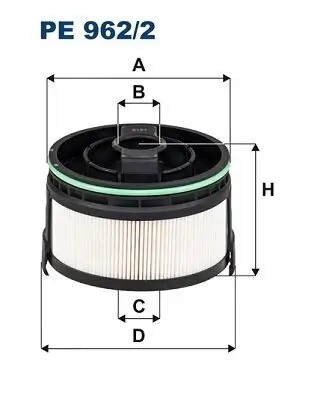 Kraftstofffilter FILTRON PE 962/2 Bild Kraftstofffilter FILTRON PE 962/2