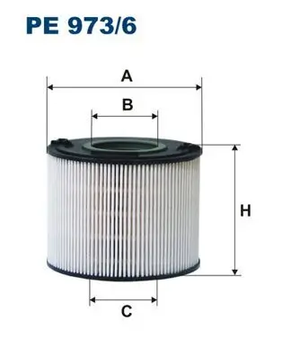 Kraftstofffilter FILTRON PE 973/6