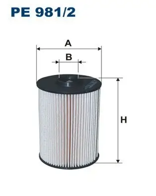 Kraftstofffilter FILTRON PE 981/2 Bild Kraftstofffilter FILTRON PE 981/2