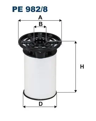 Kraftstofffilter FILTRON PE 982/8 Bild Kraftstofffilter FILTRON PE 982/8