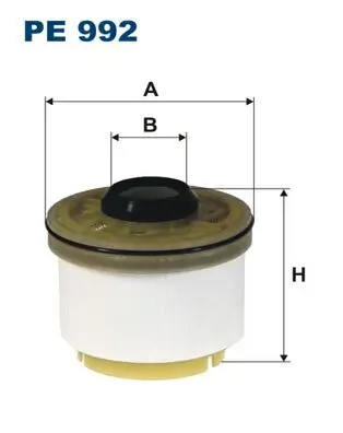 Kraftstofffilter FILTRON PE 992 Bild Kraftstofffilter FILTRON PE 992