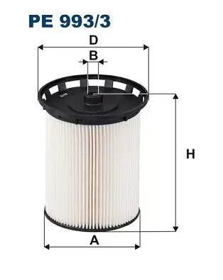 Kraftstofffilter FILTRON PE 993/3 Bild Kraftstofffilter FILTRON PE 993/3