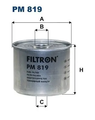 Kraftstofffilter FILTRON PM 819 Bild Kraftstofffilter FILTRON PM 819