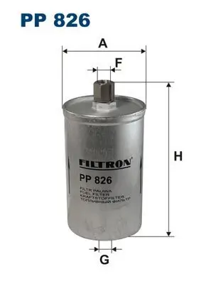 Kraftstofffilter FILTRON PP 826 Bild Kraftstofffilter FILTRON PP 826