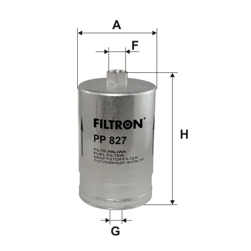 Kraftstofffilter FILTRON PP 827 Bild Kraftstofffilter FILTRON PP 827