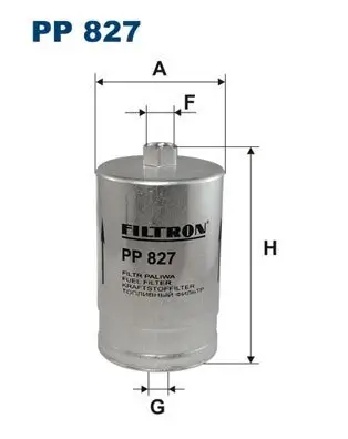 Kraftstofffilter FILTRON PP 827