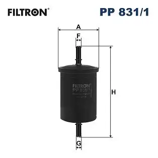 Kraftstofffilter FILTRON PP 831/1 Bild Kraftstofffilter FILTRON PP 831/1