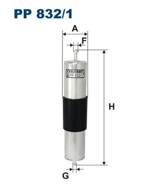 Kraftstofffilter FILTRON PP 832/1