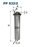 Kraftstofffilter FILTRON PP 832/2