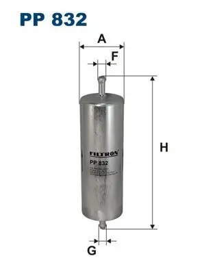 Kraftstofffilter FILTRON PP 832