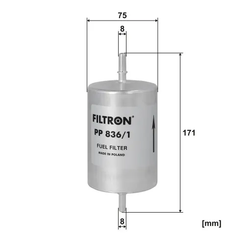 Kraftstofffilter FILTRON PP 836/1 Bild Kraftstofffilter FILTRON PP 836/1