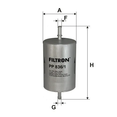 Kraftstofffilter FILTRON PP 836/1 Bild Kraftstofffilter FILTRON PP 836/1