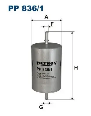 Kraftstofffilter FILTRON PP 836/1 Bild Kraftstofffilter FILTRON PP 836/1