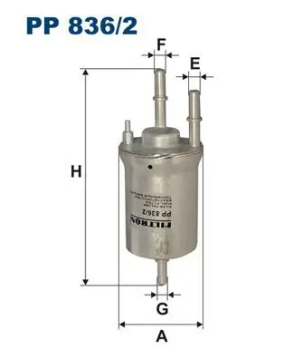 Kraftstofffilter FILTRON PP 836/2 Bild Kraftstofffilter FILTRON PP 836/2