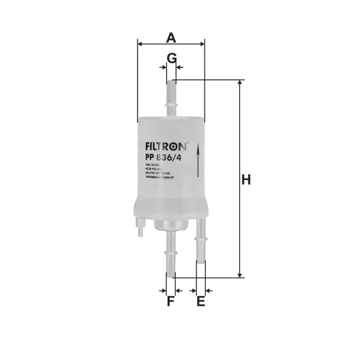 Kraftstofffilter FILTRON PP 836/4 Bild Kraftstofffilter FILTRON PP 836/4