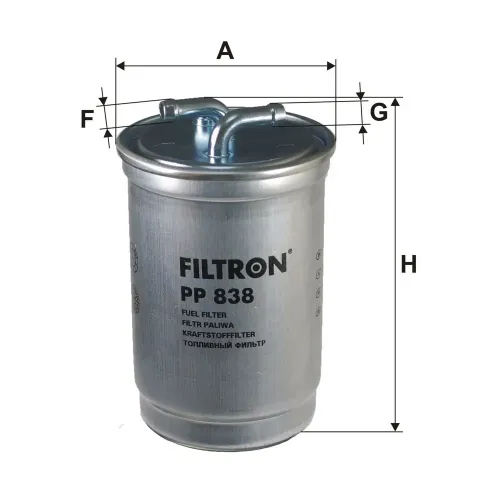 Kraftstofffilter FILTRON PP 838 Bild Kraftstofffilter FILTRON PP 838