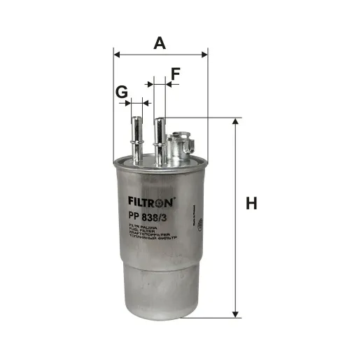 Kraftstofffilter FILTRON PP 838/3 Bild Kraftstofffilter FILTRON PP 838/3