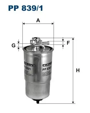 Kraftstofffilter FILTRON PP 839/1