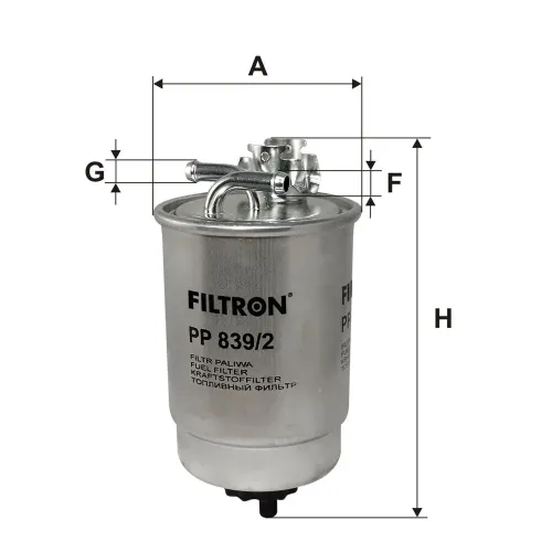 Kraftstofffilter FILTRON PP 839/2 Bild Kraftstofffilter FILTRON PP 839/2