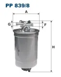 Kraftstofffilter FILTRON PP 839/8