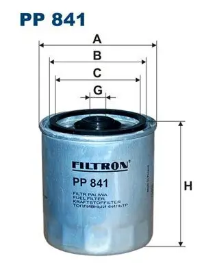 Kraftstofffilter FILTRON PP 841 Bild Kraftstofffilter FILTRON PP 841