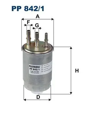 Kraftstofffilter FILTRON PP 842/1