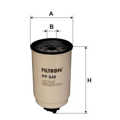 Kraftstofffilter FILTRON PP 848 Bild Kraftstofffilter FILTRON PP 848
