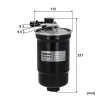 Kraftstofffilter FILTRON PP 848/8 Bild Kraftstofffilter FILTRON PP 848/8