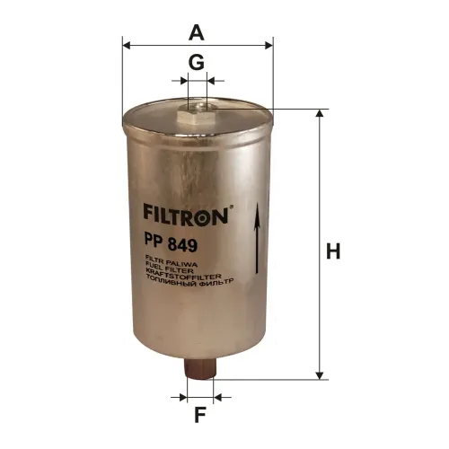 Kraftstofffilter FILTRON PP 849 Bild Kraftstofffilter FILTRON PP 849