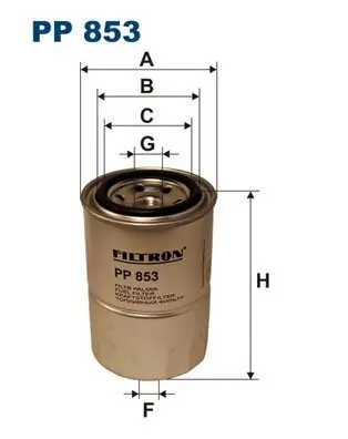 Kraftstofffilter FILTRON PP 853