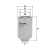 Kraftstofffilter FILTRON PP 855 Bild Kraftstofffilter FILTRON PP 855