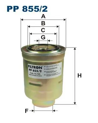 Kraftstofffilter FILTRON PP 855/2