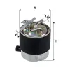 Kraftstofffilter FILTRON PP 857/5 Bild Kraftstofffilter FILTRON PP 857/5