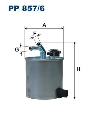 Kraftstofffilter FILTRON PP 857/6