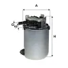 Kraftstofffilter FILTRON PP 857/9 Bild Kraftstofffilter FILTRON PP 857/9