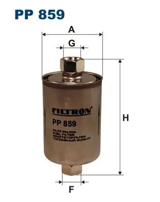 Kraftstofffilter FILTRON PP 859