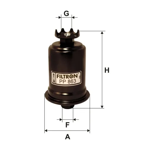Kraftstofffilter FILTRON PP 863 Bild Kraftstofffilter FILTRON PP 863