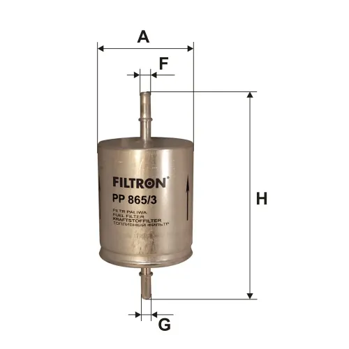 Kraftstofffilter FILTRON PP 865/3 Bild Kraftstofffilter FILTRON PP 865/3