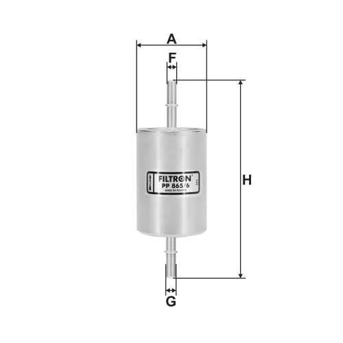 Kraftstofffilter FILTRON PP 865/6 Bild Kraftstofffilter FILTRON PP 865/6