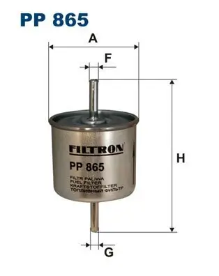 Kraftstofffilter FILTRON PP 865 Bild Kraftstofffilter FILTRON PP 865