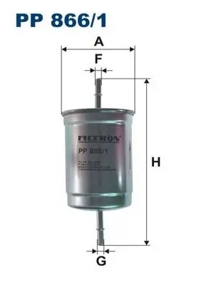 Kraftstofffilter FILTRON PP 866/1 Bild Kraftstofffilter FILTRON PP 866/1